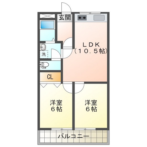 フィレンツェ津の間取り