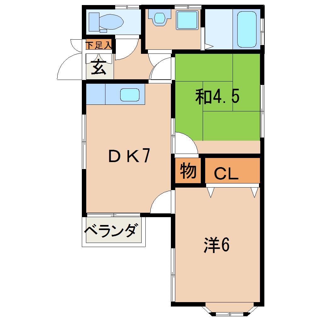 スマイルアパートの間取り