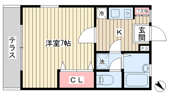 ヴィラ洗足の間取り