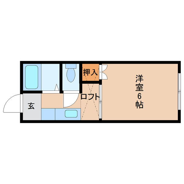 Ｋ３ハイツの間取り