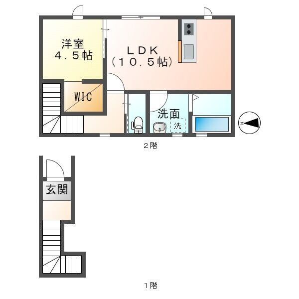 リーブルファイン東鶉三丁目の間取り