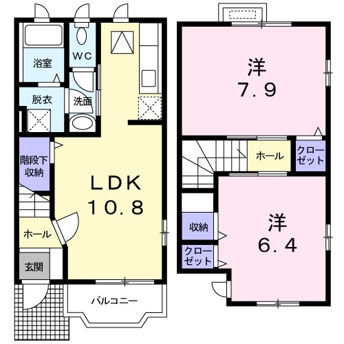 クルーセの間取り