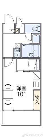 レオパレス松川の間取り