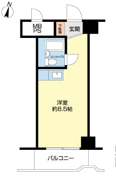 パシフィック南２条の間取り