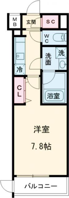 メイクス赤羽岩淵の間取り