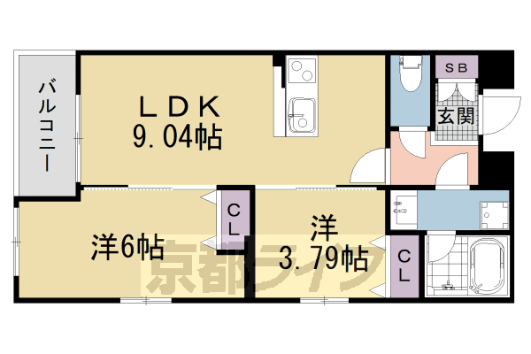 岡崎西福ノ川レジデンスの間取り