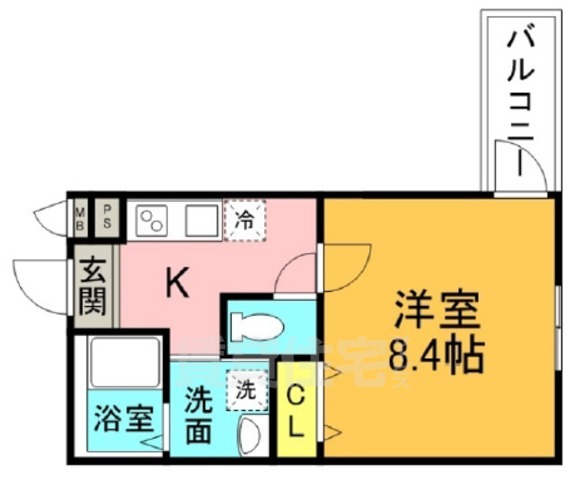 フジパレス尼崎園田3番館の間取り