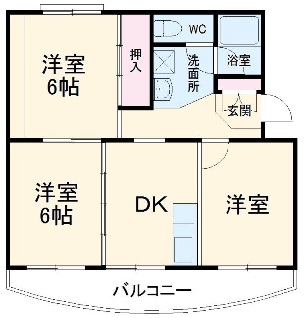 小川ハイツの間取り