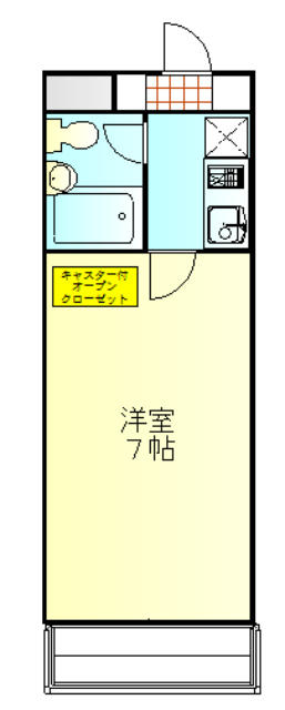 フレンドポート相模大野第2の間取り