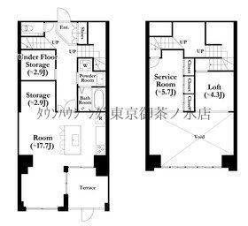 河田町ガーデン1の間取り