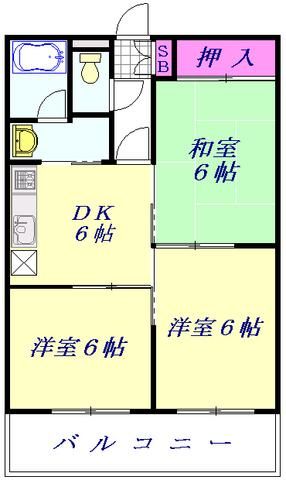 さいたま市西区大字宝来のマンションの間取り