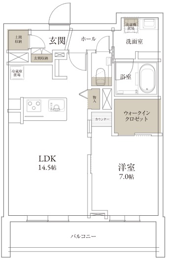 グランパーチェの間取り