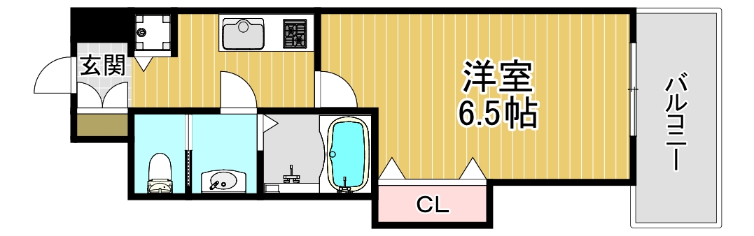 サムティ大阪CITYWESTの間取り