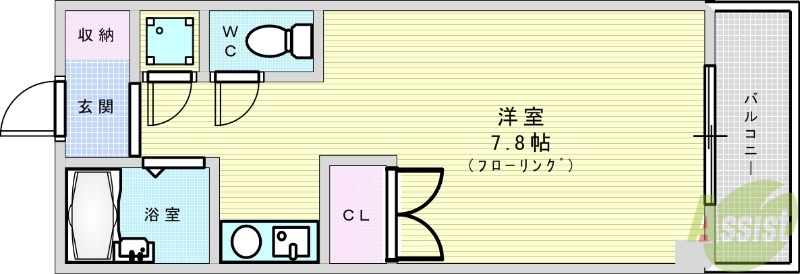 シャルム藤芳の間取り