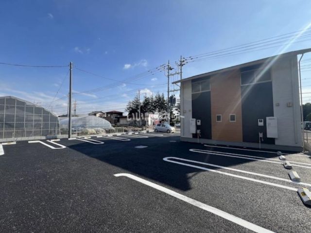 【稲敷市町田のアパートの駐車場】