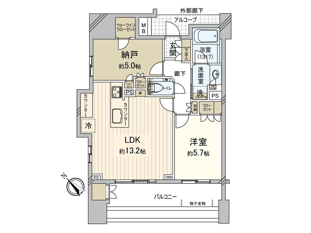 ブランズ文京茗荷谷の間取り