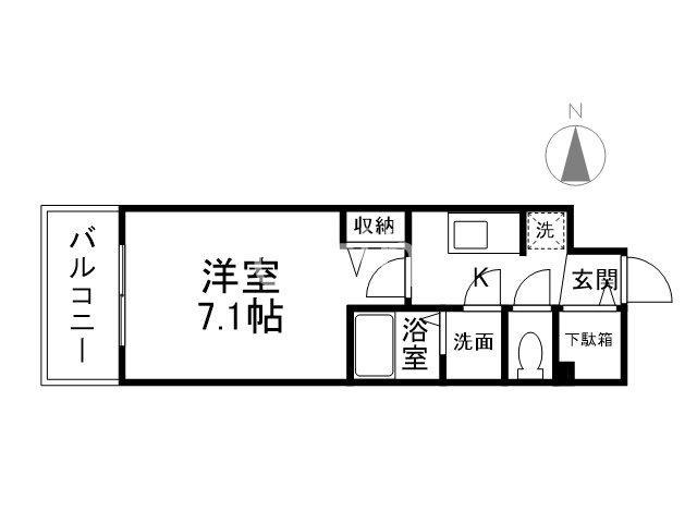 プレデコート西京極の間取り