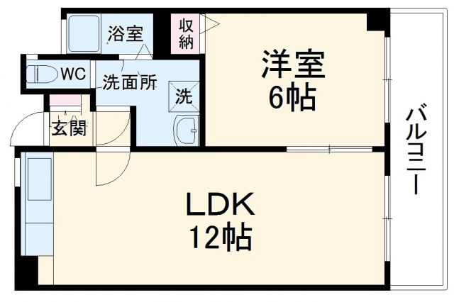 名古屋市西区大野木のマンションの間取り