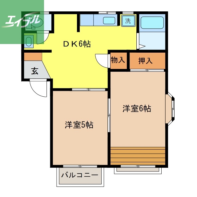 ファミール高下の間取り