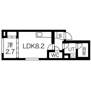 REFISIA太閤通の間取り