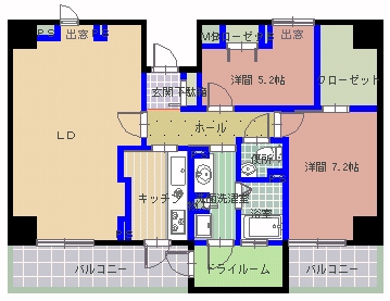 ラ・フォンテーヌの間取り