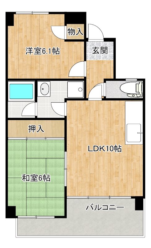 コンフォールメゾンの間取り