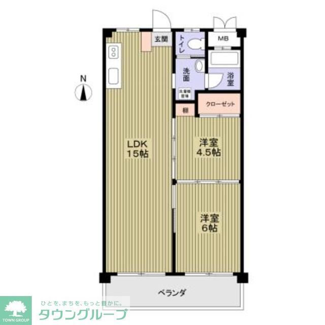 日香苑Ｉの間取り