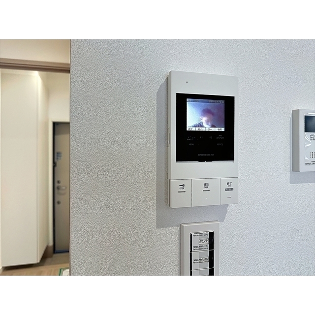 セキュリティ　来客は映像で確認できます