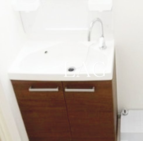 洗面設備　洗面台です。