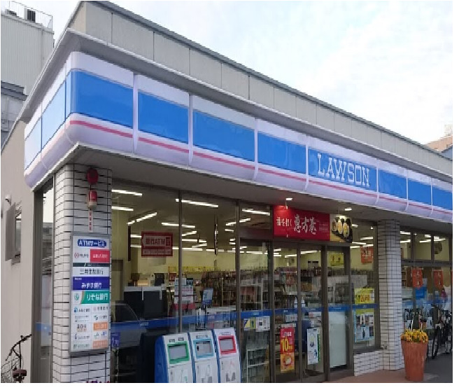 コンビニ　ローソン 神戸兵庫町二丁目店（コンビニ）まで343m