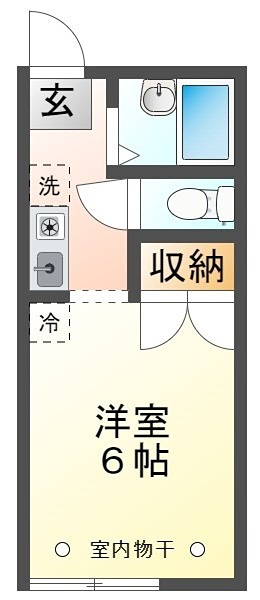吉野ハイツ A棟の間取り写真