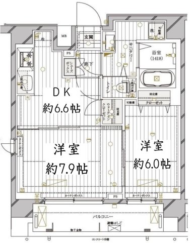 レガリス高円寺IIの間取り写真