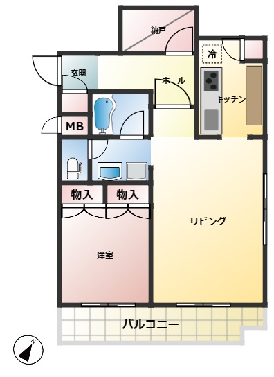 Residenza Eroeの間取り写真