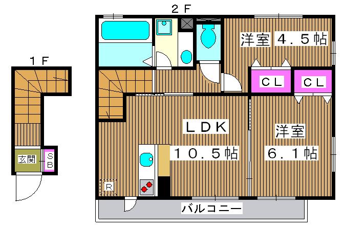 シトロン・ヴェールの間取り