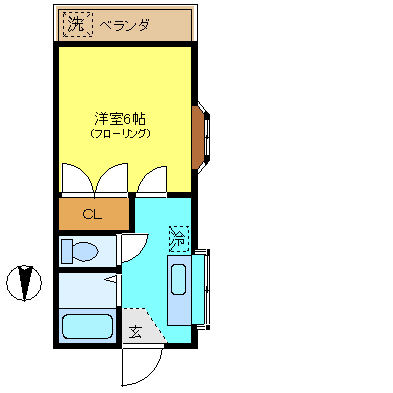 川口市西川口のマンションの間取り