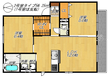 シューメゾン辻田の間取り