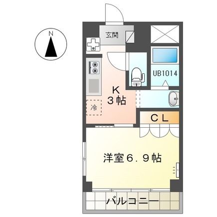 名古屋市南区堤町のマンションの間取り