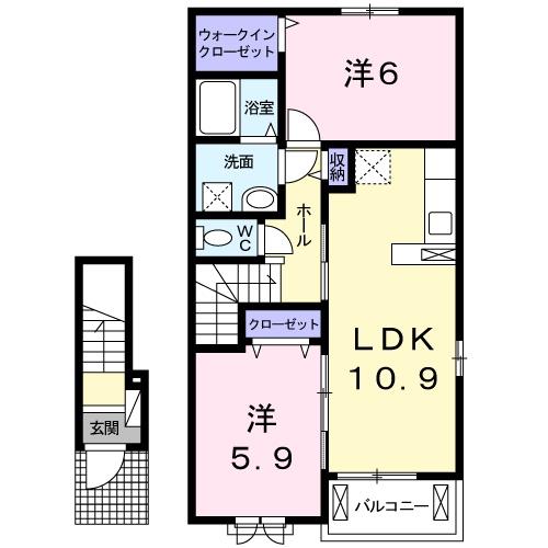 シティホームズ彦島の間取り