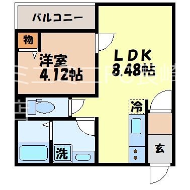 Imperial今博多の間取り