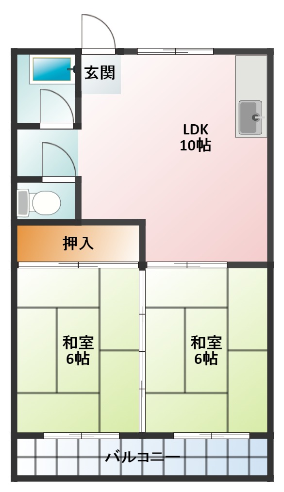 岡本ビルの間取り