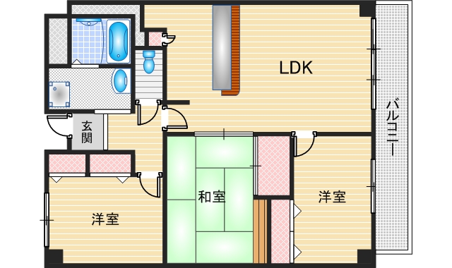 【コジープレースの間取り】