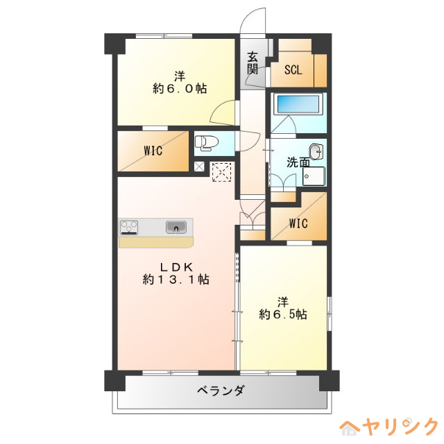 エトワール社が丘の間取り