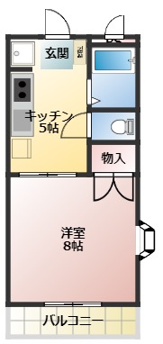 エムズマンションの間取り