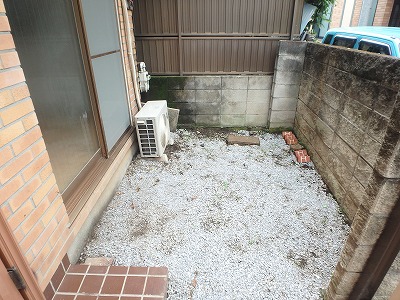 庭　テラス（駐輪可能）