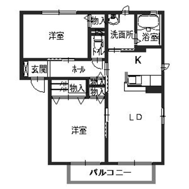 フォーレス　イーライフIIの間取り