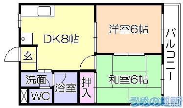 フェニックス久留米の間取り