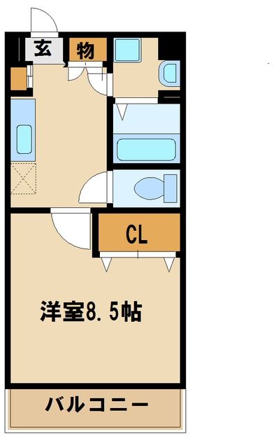 厚木市恩名のマンションの間取り