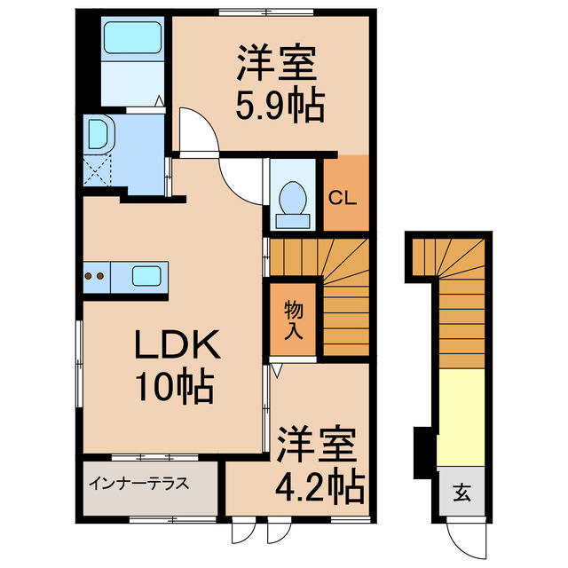 アジュールの間取り