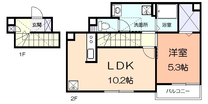 梶ケ谷キューブの間取り