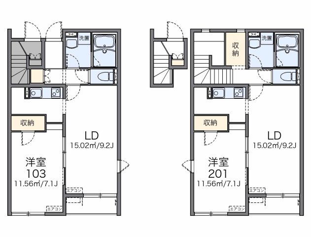 Nの間取り